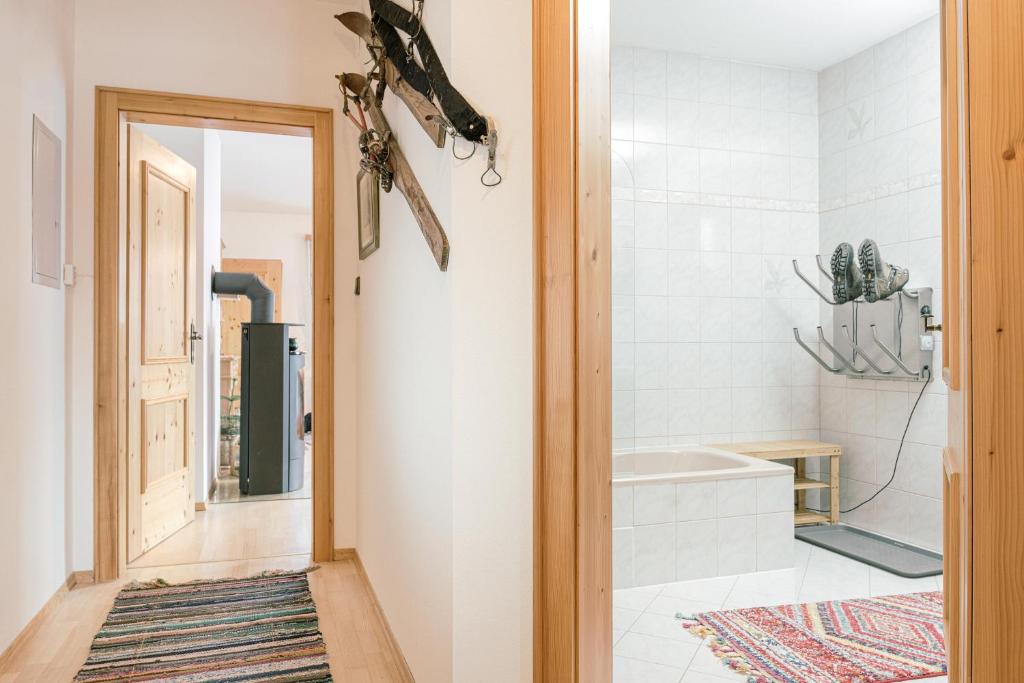 Koupelna v ubytování Landhaus Stieglschuster