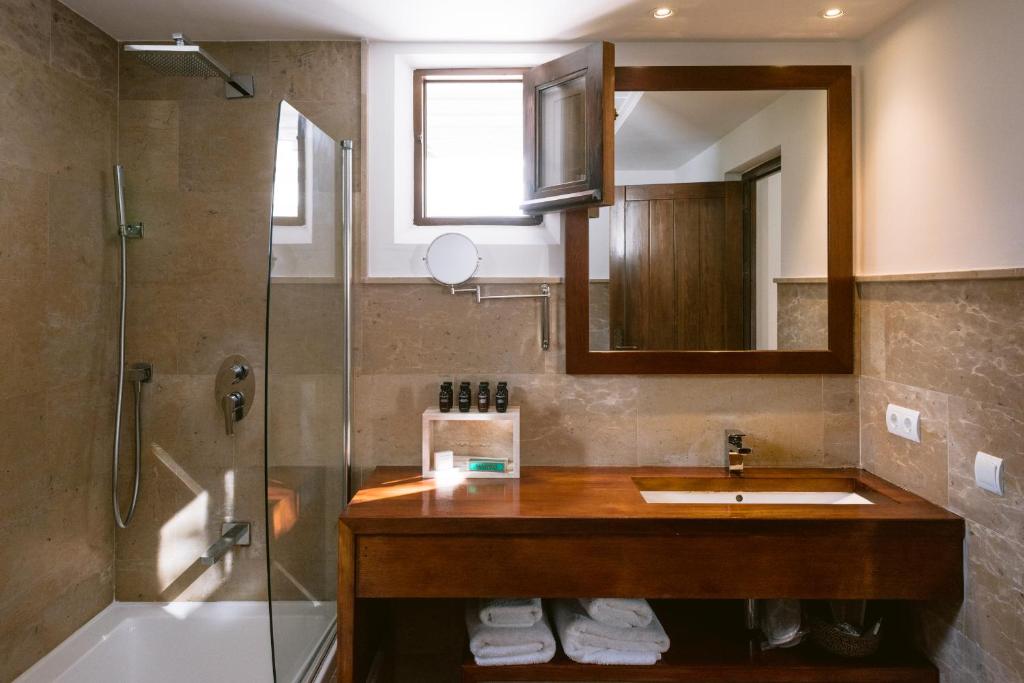 Koupelna v ubytování Casa Maca