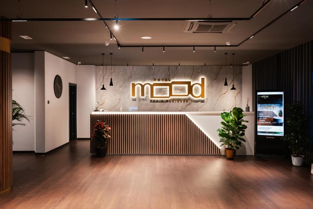 Certifikát, hodnocení, plakát nebo jiný dokument vystavený v ubytování Mood Hotel