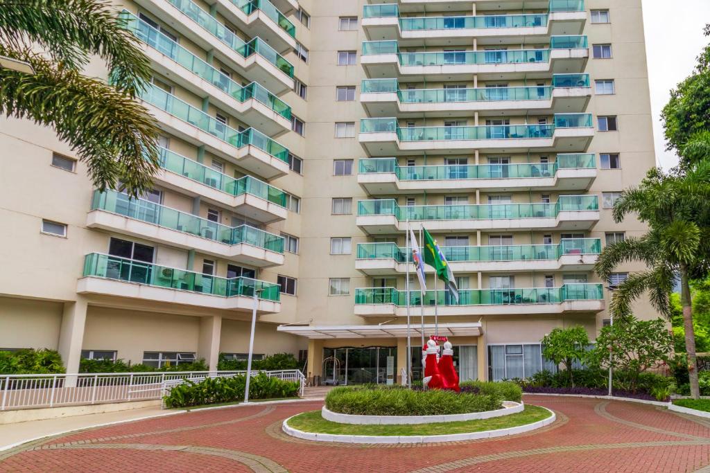 O edifício em que o apartamento se localiza