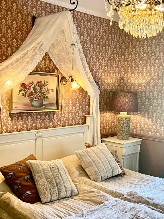 Postel nebo postele na pokoji v ubytování Villa Billerud