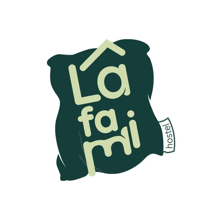 an image of a bag with the letter la for mi at Lafami Hostel in Ban Nongdouang