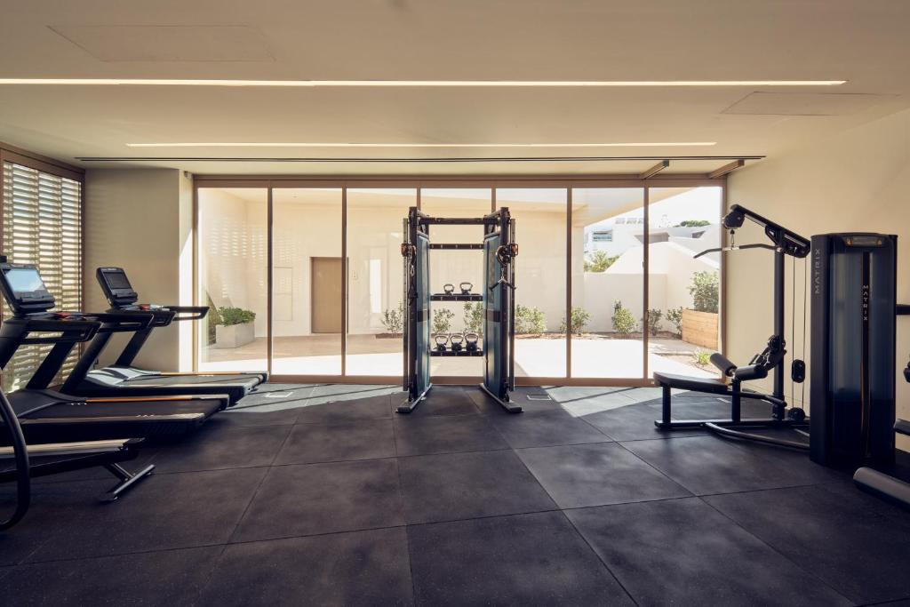 Fitness centrum a/nebo fitness zařízení v ubytování Noūs Santorini