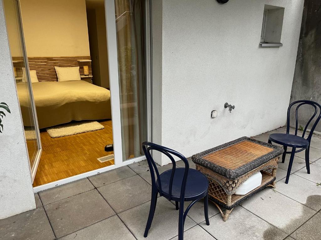 Postel nebo postele na pokoji v ubytování Grande chambre avec Salle de Bains Privative
