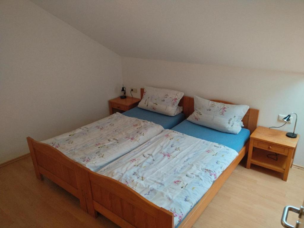 Postel nebo postele na pokoji v ubytování Gillingerhof