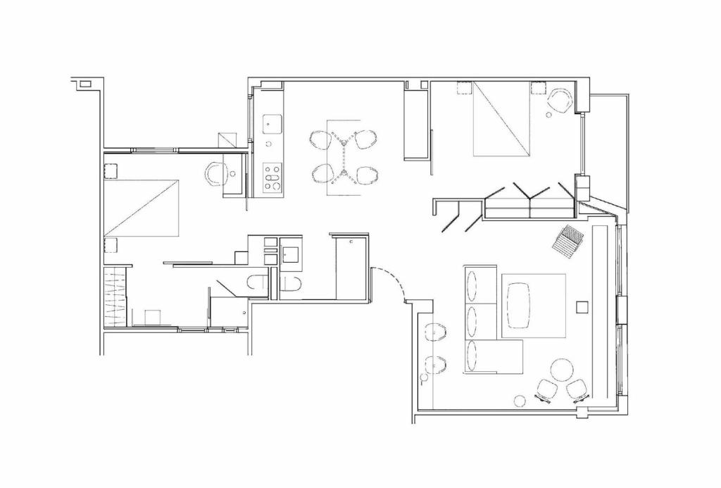 Půdorys ubytování Zurriola Loft by FeelFree Rentals