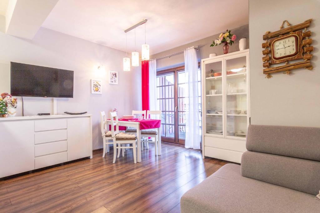 Χώρος καθιστικού στο Apartamenty Sienkiewicza Centrum Zakopane