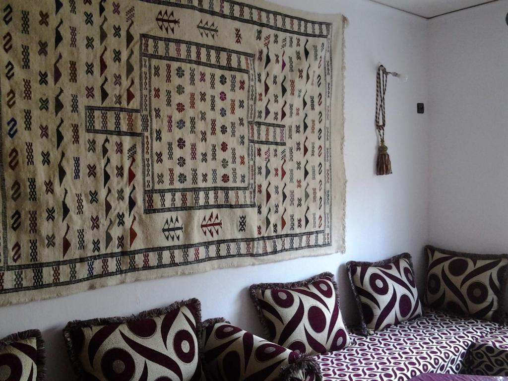 Posezení v ubytování Maison d'Hôte à Saïdia