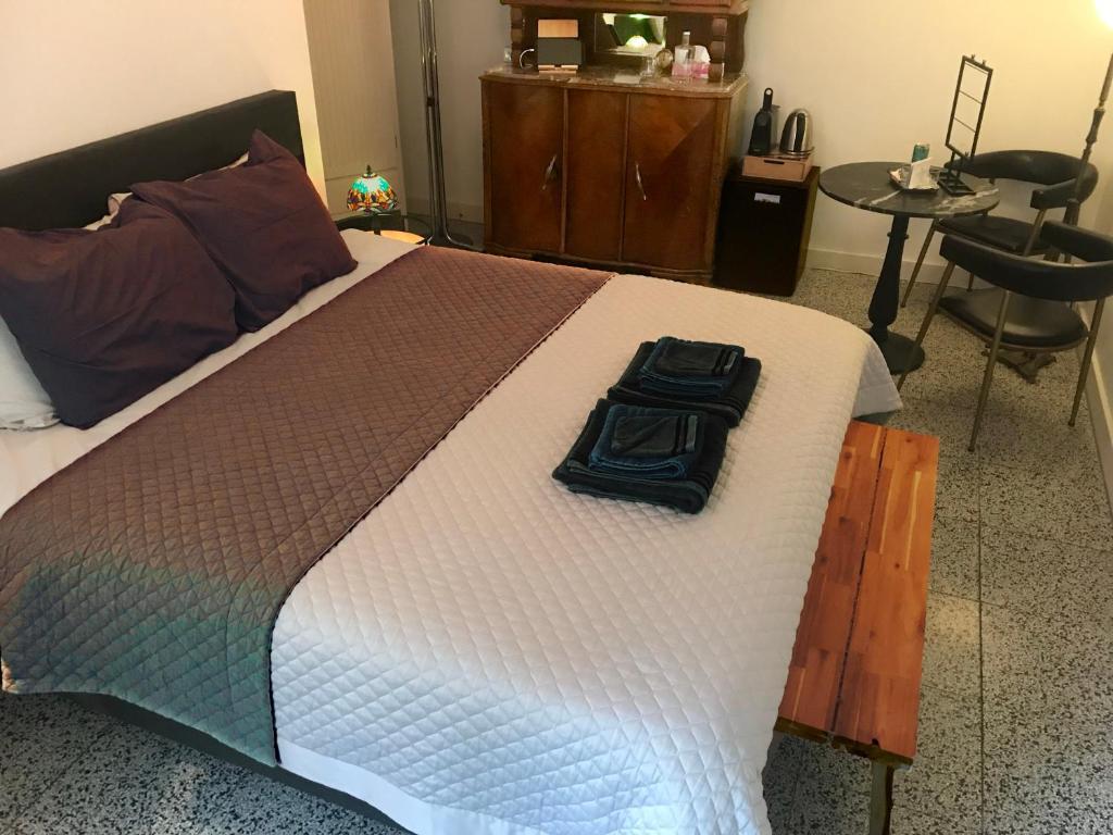 Postel nebo postele na pokoji v ubytování Bed and Breakfast Rotterdam