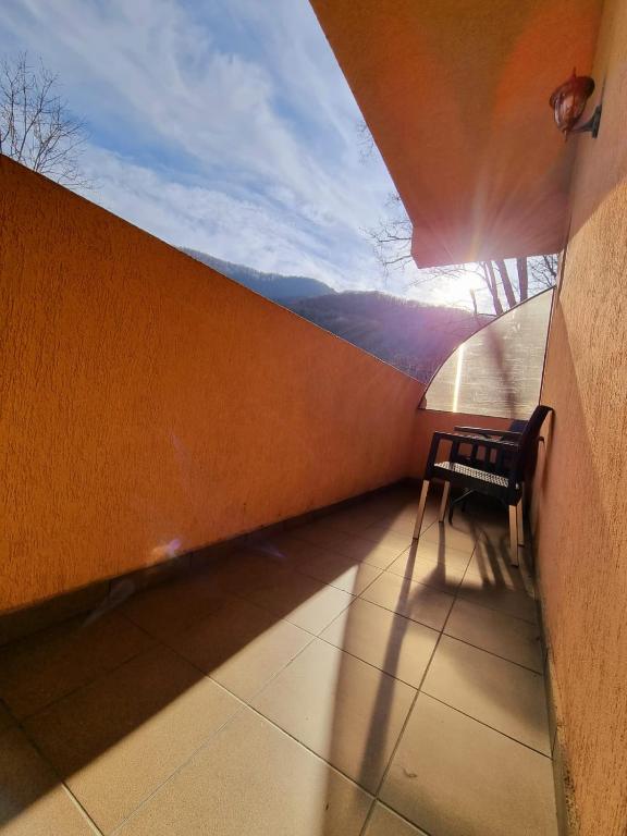 Balkón nebo terasa v ubytování Hotel Perla Oltului