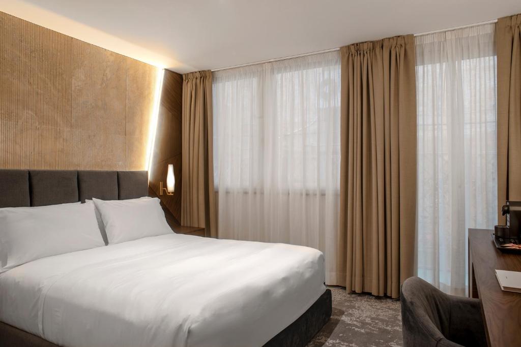 Hotel Via Venetoにあるベッド