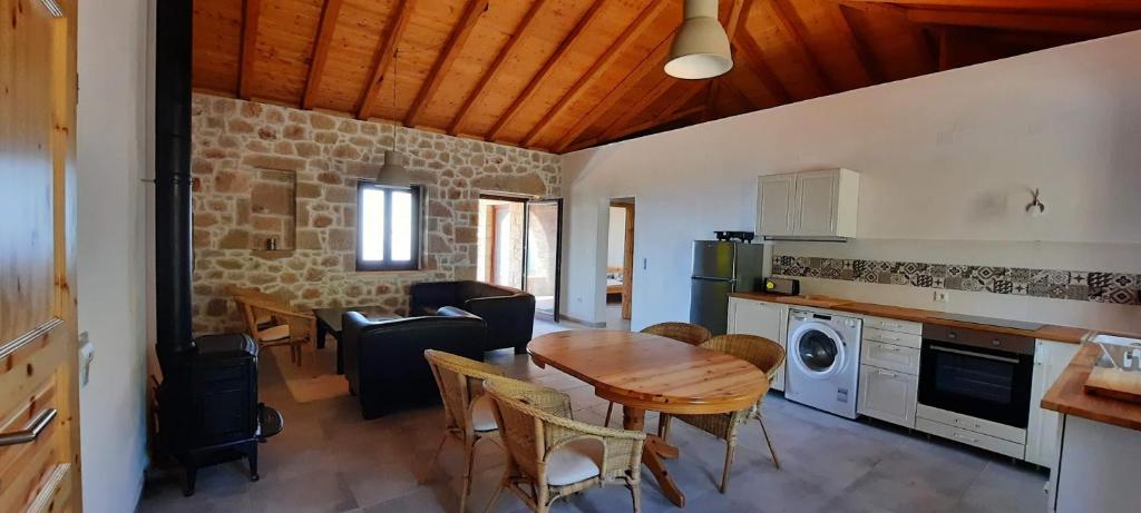 Kuchyň nebo kuchyňský kout v ubytování Villa Seaview