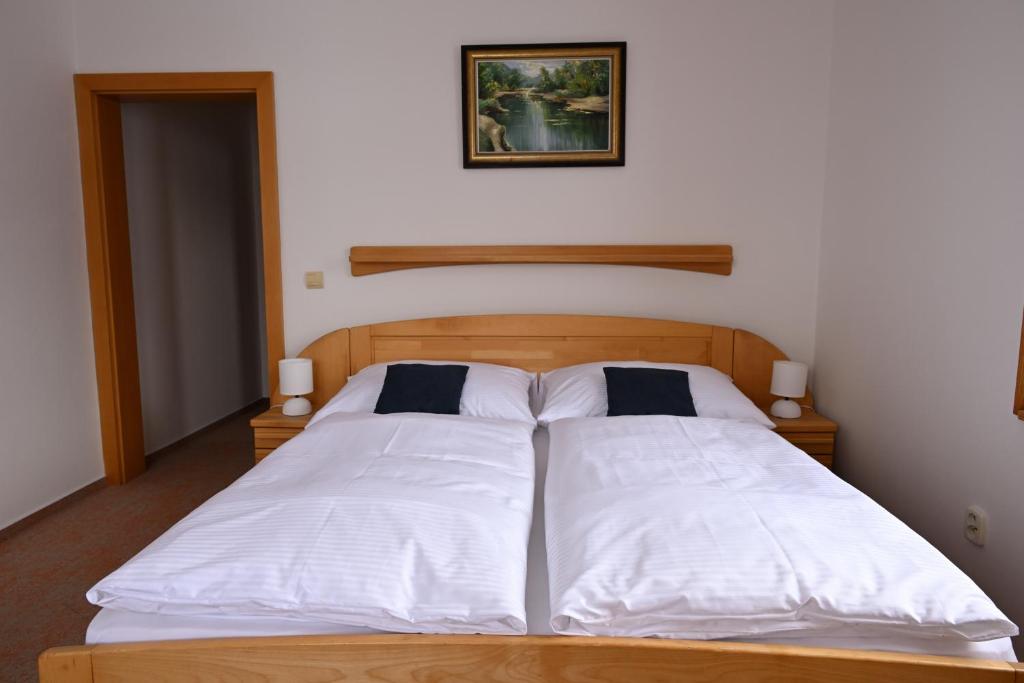 Postel nebo postele na pokoji v ubytování Hotel Eufória