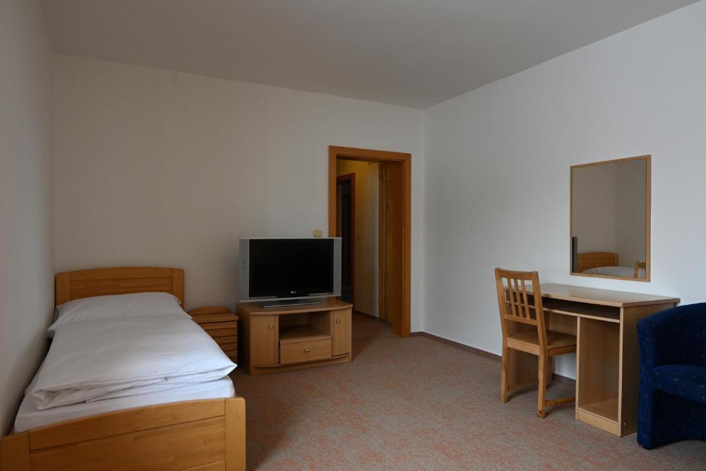 TV a/nebo společenská místnost v ubytování Hotel Eufória