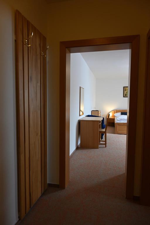 Postel nebo postele na pokoji v ubytování Hotel Eufória