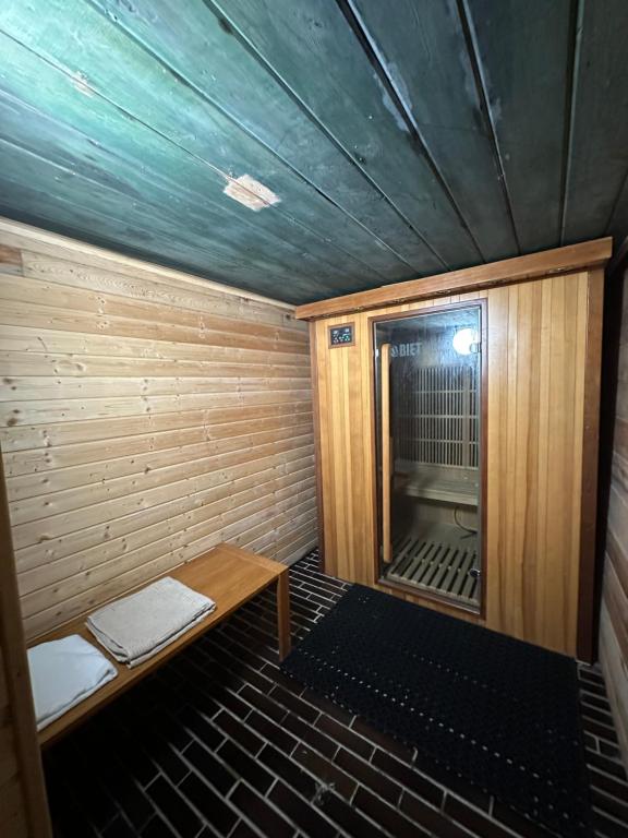 Postel nebo postele na pokoji v ubytování Chata Jozef
