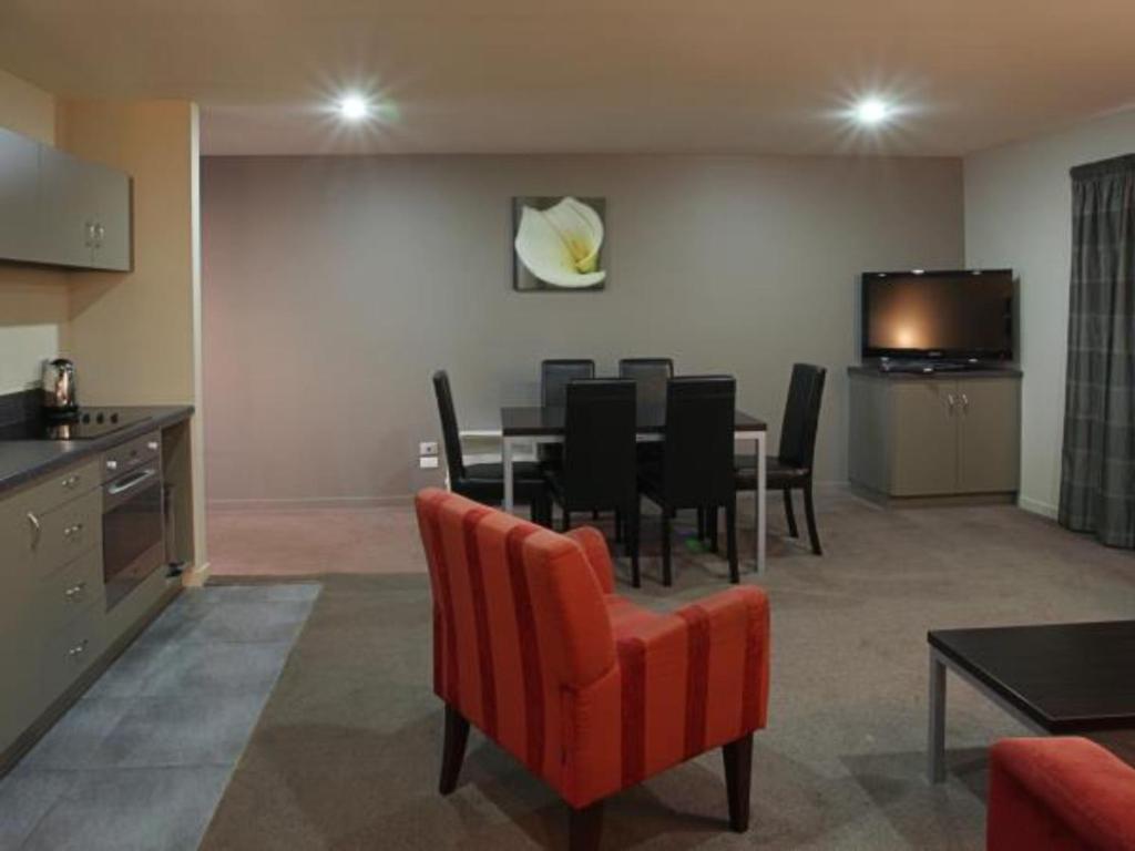 Kuchyň nebo kuchyňský kout v ubytování 388 Tay Motel