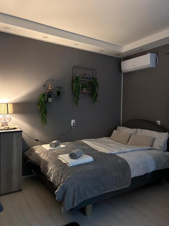 Katil atau katil-katil dalam bilik di Beta House Apartments
