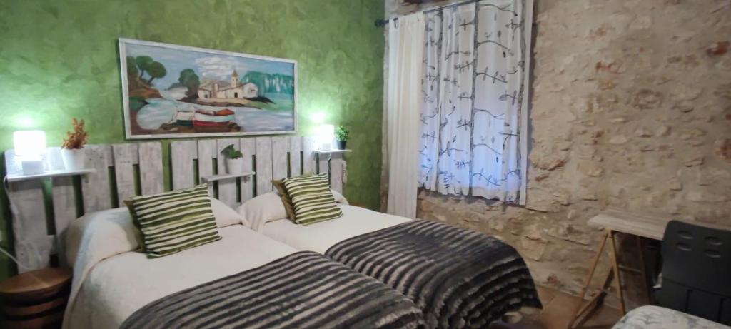Postel nebo postele na pokoji v ubytování Habitación en Ocaña