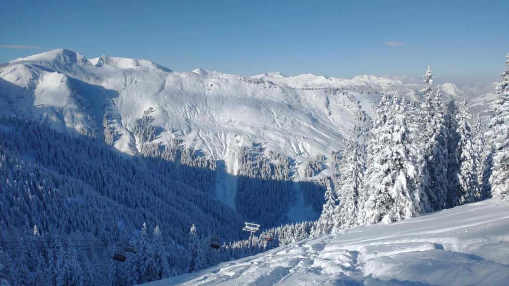 Widok na góry z tego apartamentu