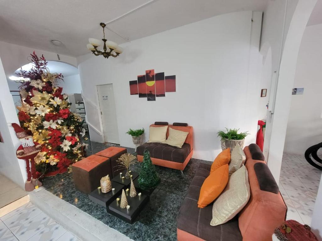 Posezení v ubytování Hostal Gosén