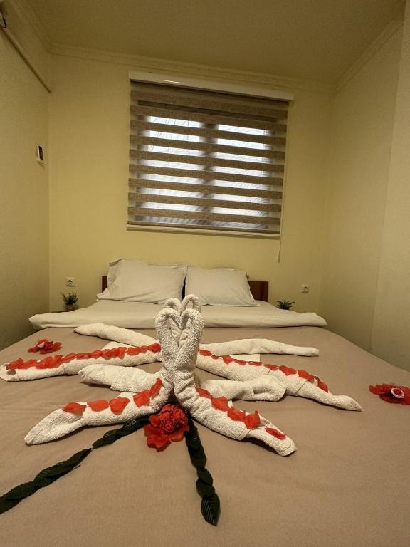 Postel nebo postele na pokoji v ubytování Hotel Atika
