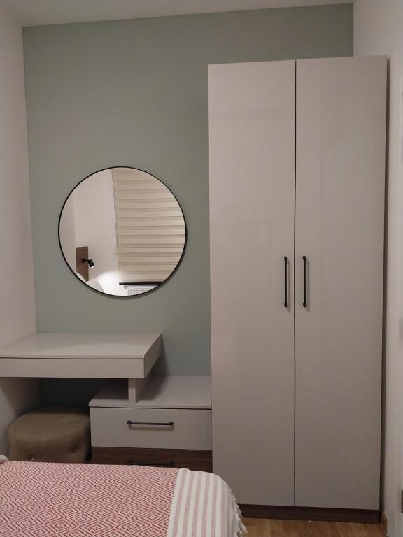 Postel nebo postele na pokoji v ubytování Lider Lux Apartman