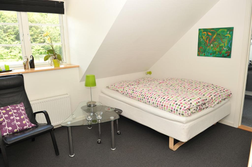 Postel nebo postele na pokoji v ubytování Herning Bed & Breakfast