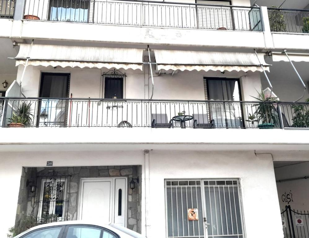 Μπαλκόνι ή βεράντα στο Eva's Cosy House