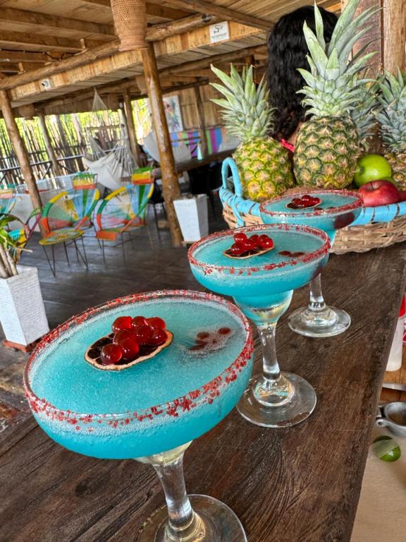 Nápoje v ubytování Tequila SunBeach Baru Eco-Hotel