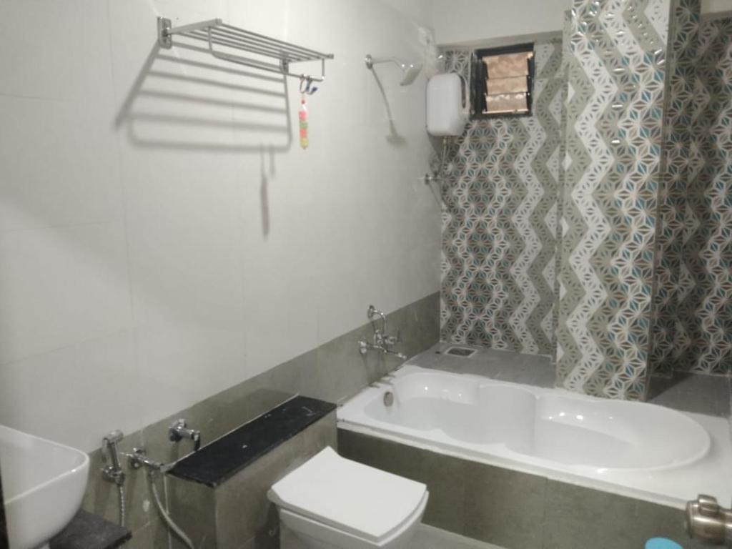 Koupelna v ubytování Hotel Md Residency