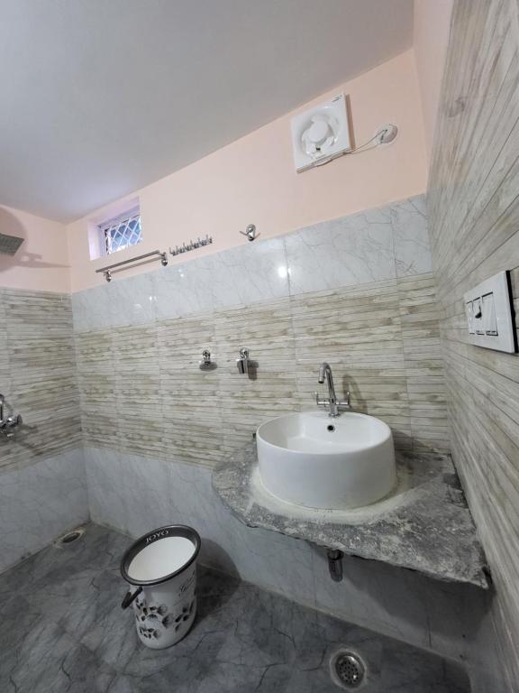 Koupelna v ubytování Zenoaks Homestay