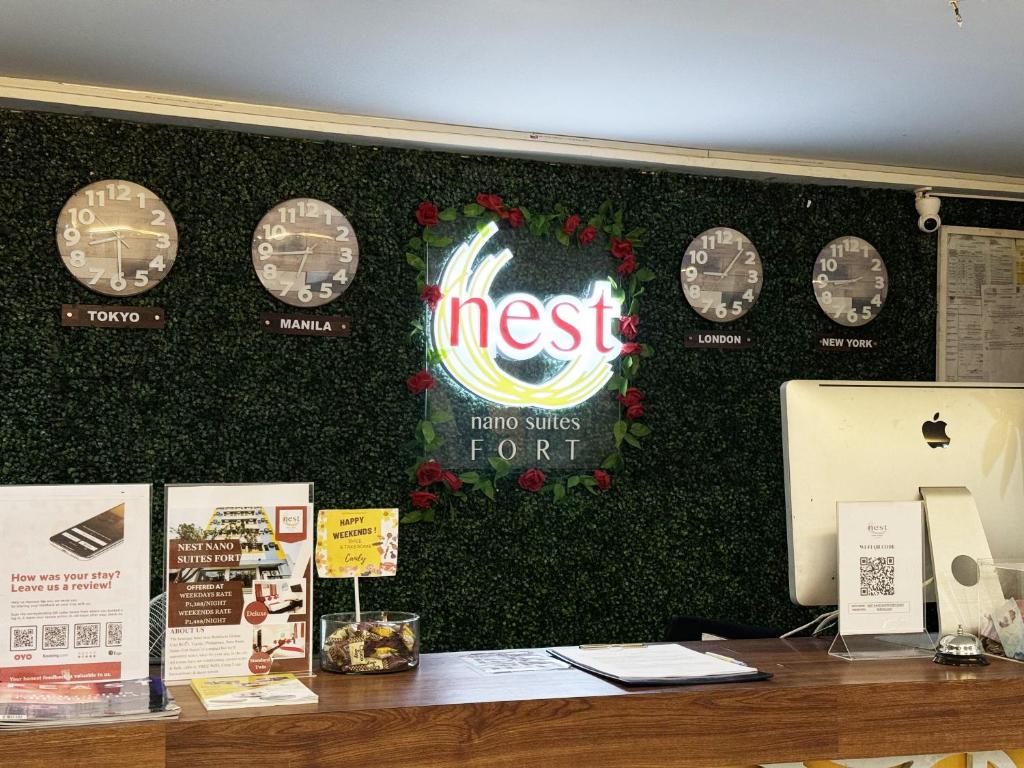 Certifikát, hodnocení, plakát nebo jiný dokument vystavený v ubytování Nest Fort BGC
