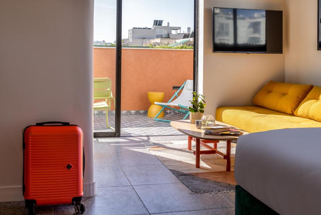 Posezení v ubytování Savanna - by Loginn Tel-Avivian hotels