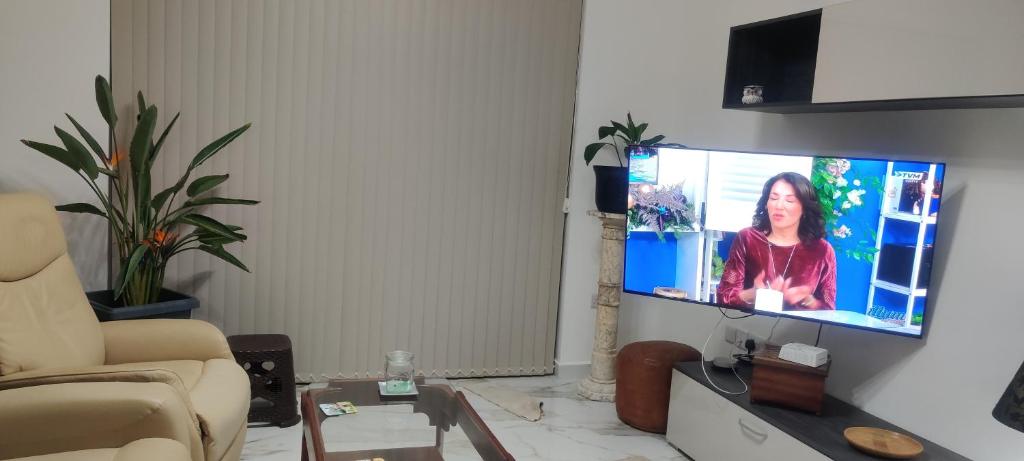 TV a/nebo společenská místnost v ubytování Relax