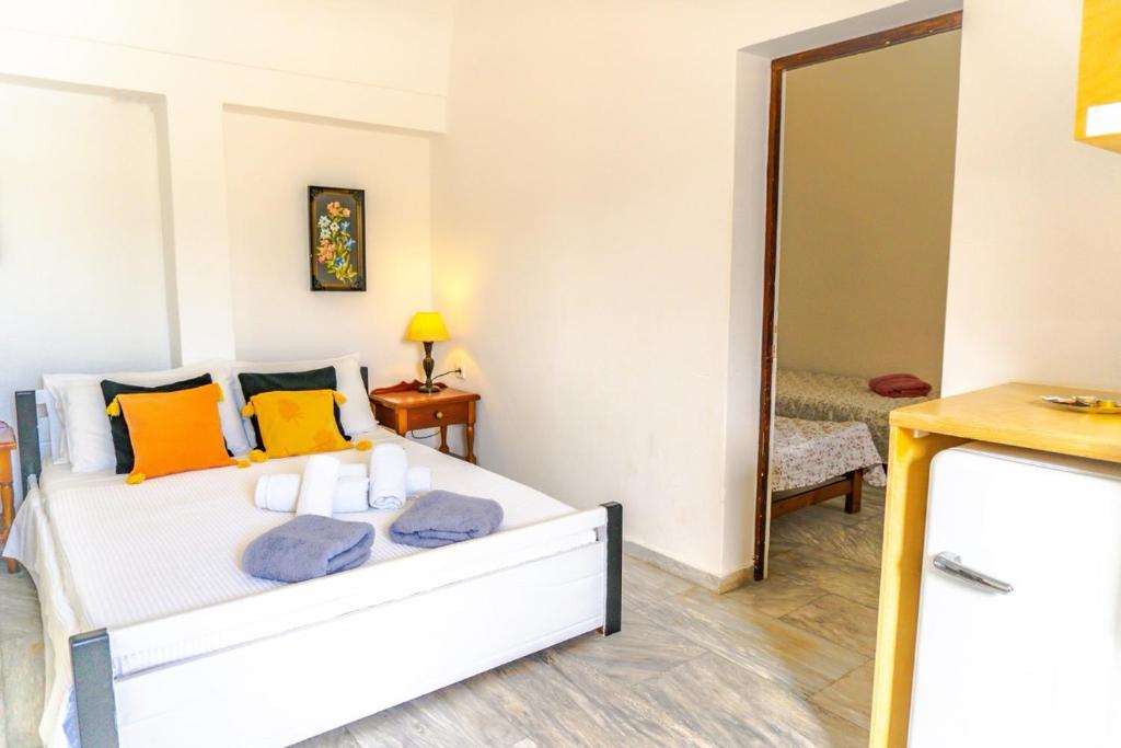 Uma cama ou camas num quarto em Smarula Villa