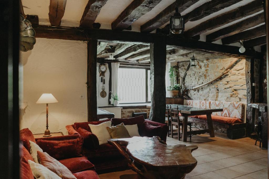 Posezení v ubytování Casa rural Villapajar
