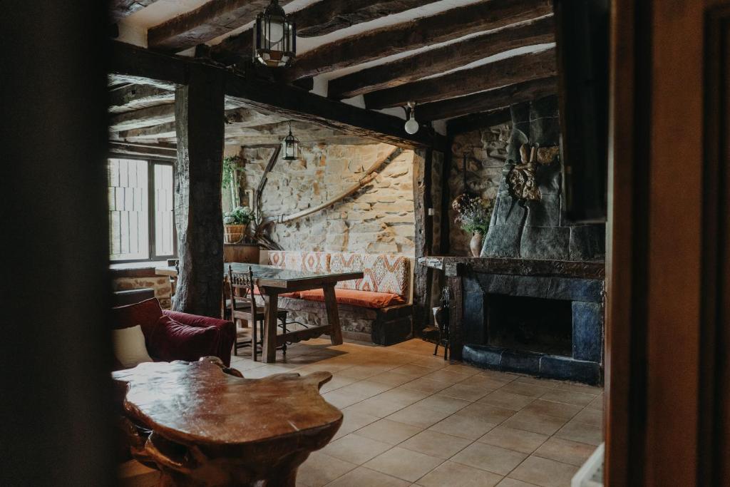 Posezení v ubytování Casa rural Villapajar