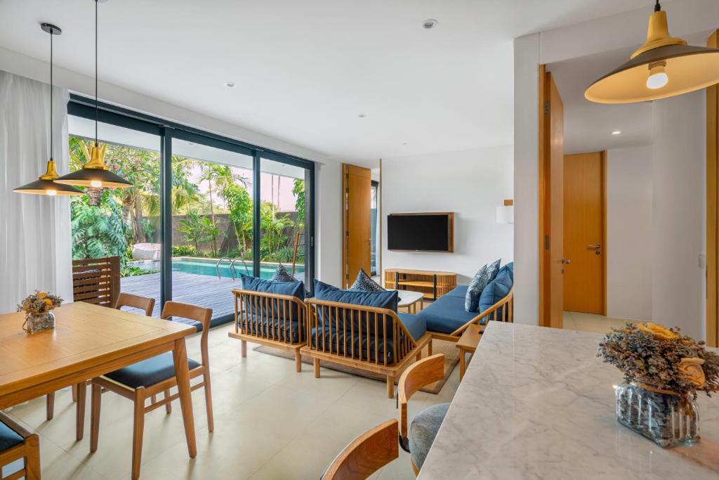 TV a/nebo společenská místnost v ubytování Citadines Berawa Beach Bali