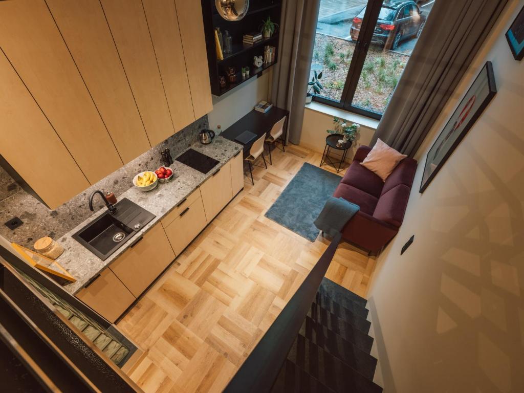 Kuchyň nebo kuchyňský kout v ubytování Stereo House by Larsen