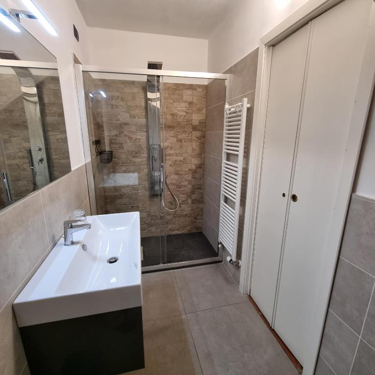 Koupelna v ubytování B&B La Terrazza Sui Fieschi