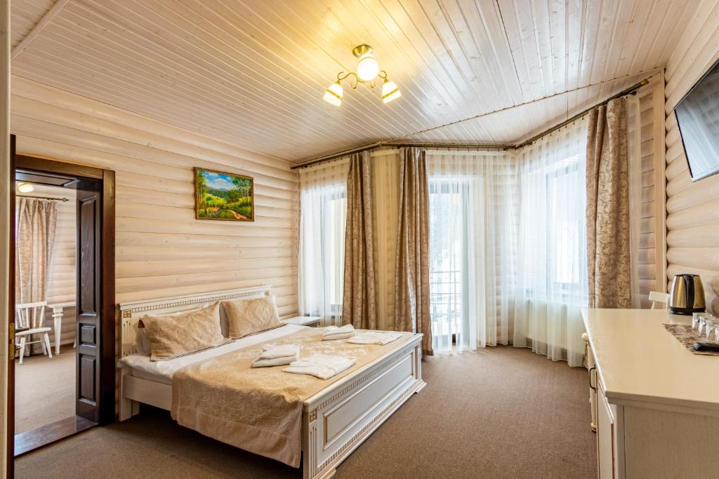 Postel nebo postele na pokoji v ubytování Mirage