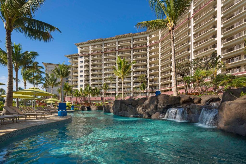 Bazén v ubytování Hyatt Vacation Club at Ka'anapali Beach nebo v jeho okolí
