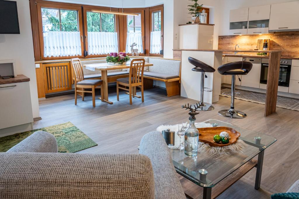 Kuchyň nebo kuchyňský kout v ubytování Haus Sonnengarten-Lienz