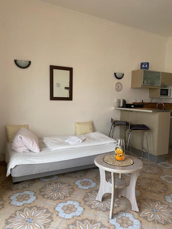Postel nebo postele na pokoji v ubytování Apartmán Kaiser