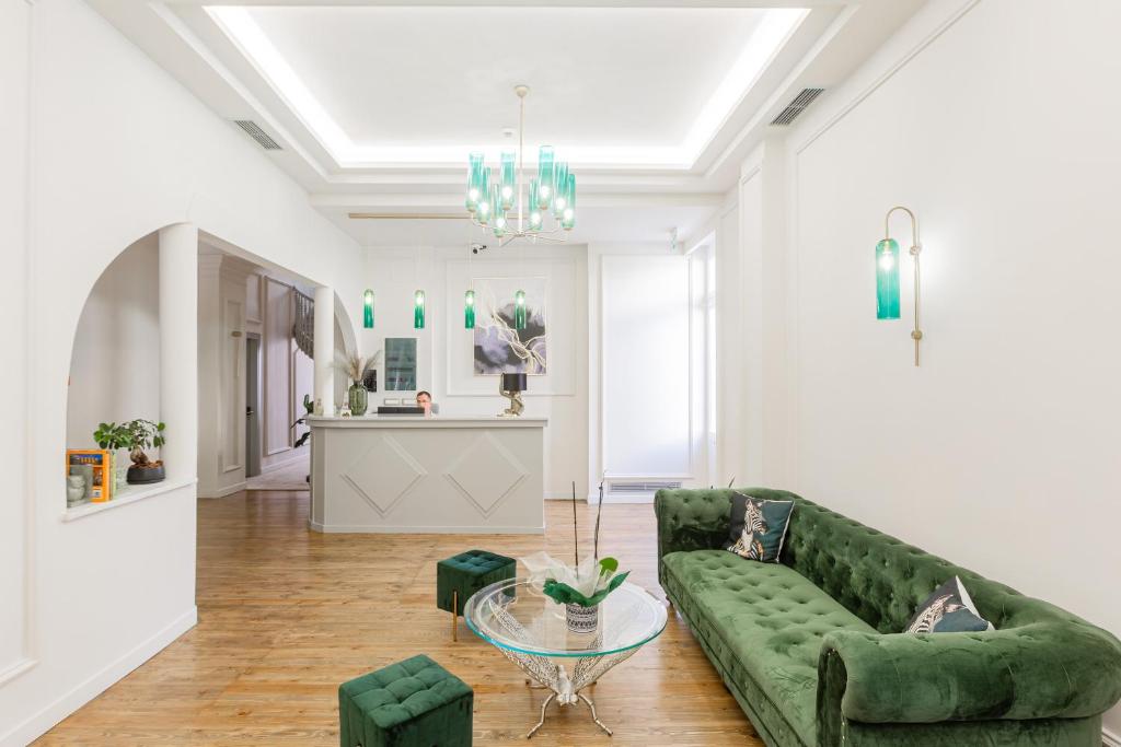 Posezení v ubytování King Othon Boutique Hotel