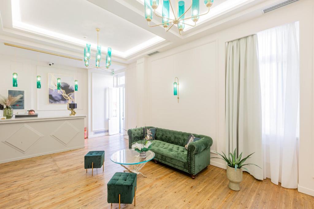 Posezení v ubytování King Othon Boutique Hotel