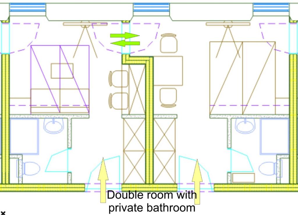 Půdorys ubytování Hotel Pri mostu
