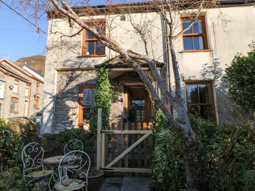 Bygningen som feriehuset ligger i