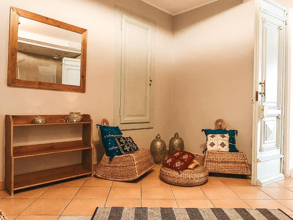 Posezení v ubytování Hotel Gallo